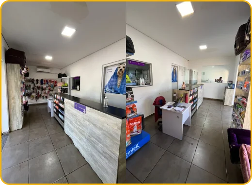 Recepção - Anima Doux Clínica Veterinária 24h em Campo Grande-MS